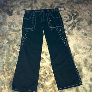 Pants from hot topic. Dark street zip flare